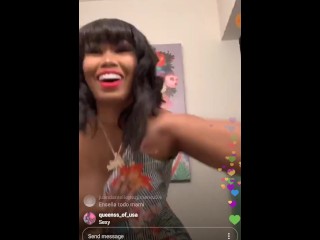 Instagram redspice nip slip