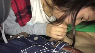 PUBLIC BlowJob in Parking Lot (Cum in Mouth)