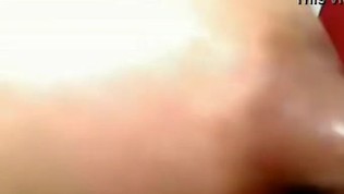 Blonde play wiht her amazing big nipples