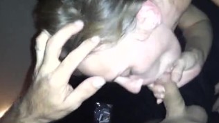 Two best friends fuck his wife