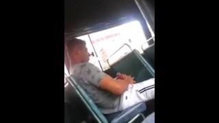 Huge Dick Caught on the Bus