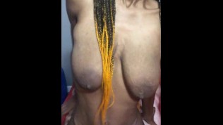 Black Girl Rides White Dick and Pussy Swallows All Daddy’s Cum