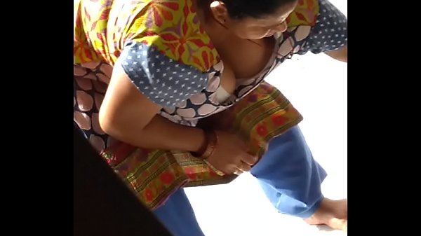 Indian maid boob show