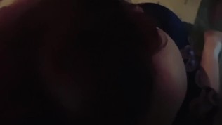 Married milf sucking cock take a big facial cumshot in this homemade blowjob