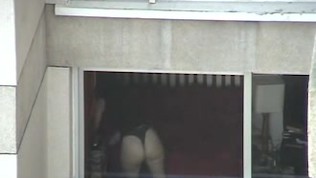 Spy on my sexy milf neighbour