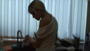 upskirt action and kitchen fun for a gf part-1