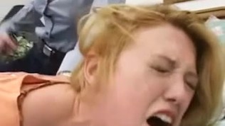 Strict cougar spanked her severely