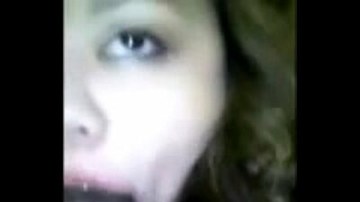 Horny Asian slobbers and sucks bbc