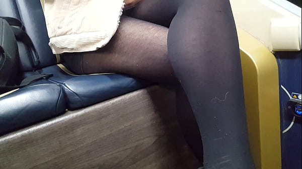 Slutty thai upskirt legs bus
