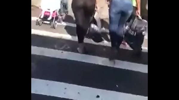 Venezolana en la calle