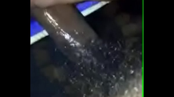 Fucking my Nigerian girl friend on a plastic chair