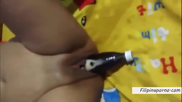 Horny Mature Filipina MILF Fucks Herself with Coke Bottle