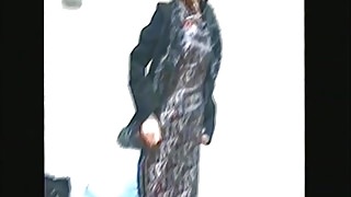 Japanese woman’s wife taking off China dress