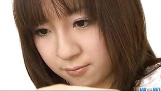 Sexy porn threesome with young Hitomi Fujihara