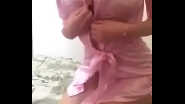 Chinese cam girl pink satin gown tease