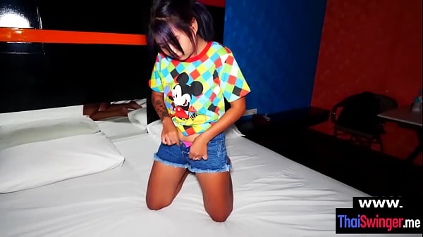 Quickie bareback fucking session with a Thai Gogo slut called Milk