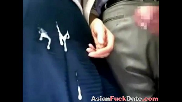 Japanese public bus handjob